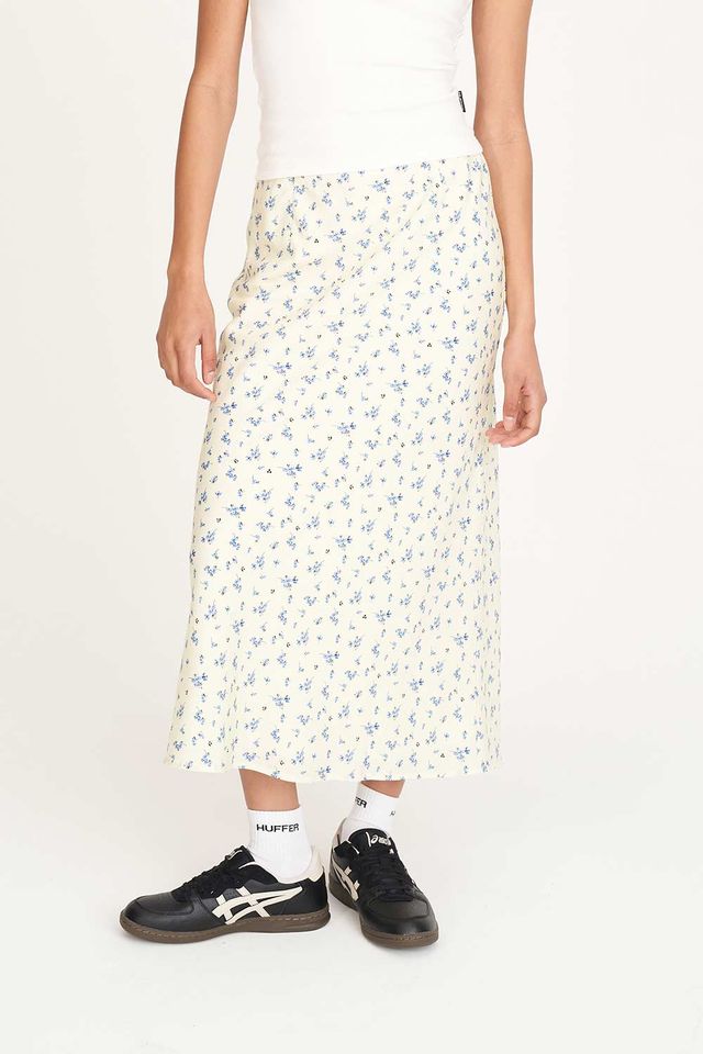 HUFFER DAWN LILA MIDI SKIRT - BUTTER - WILDROSE