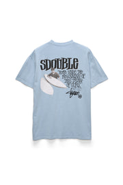 S DOUBLE PINTAILS TEE - WASHED BLUE - WILDROSE