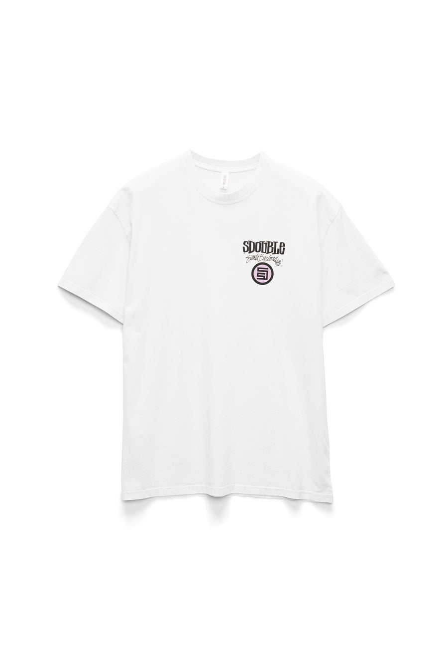 S DOUBLE COMBO PLATTER TEE - WHITE - WILDROSE