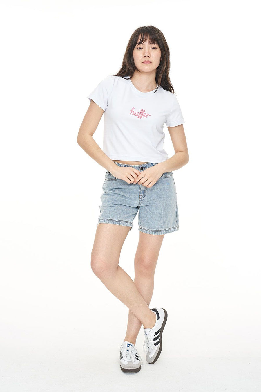 HUFFER BABY TEE/LINK UP - WHITE - WILDROSE