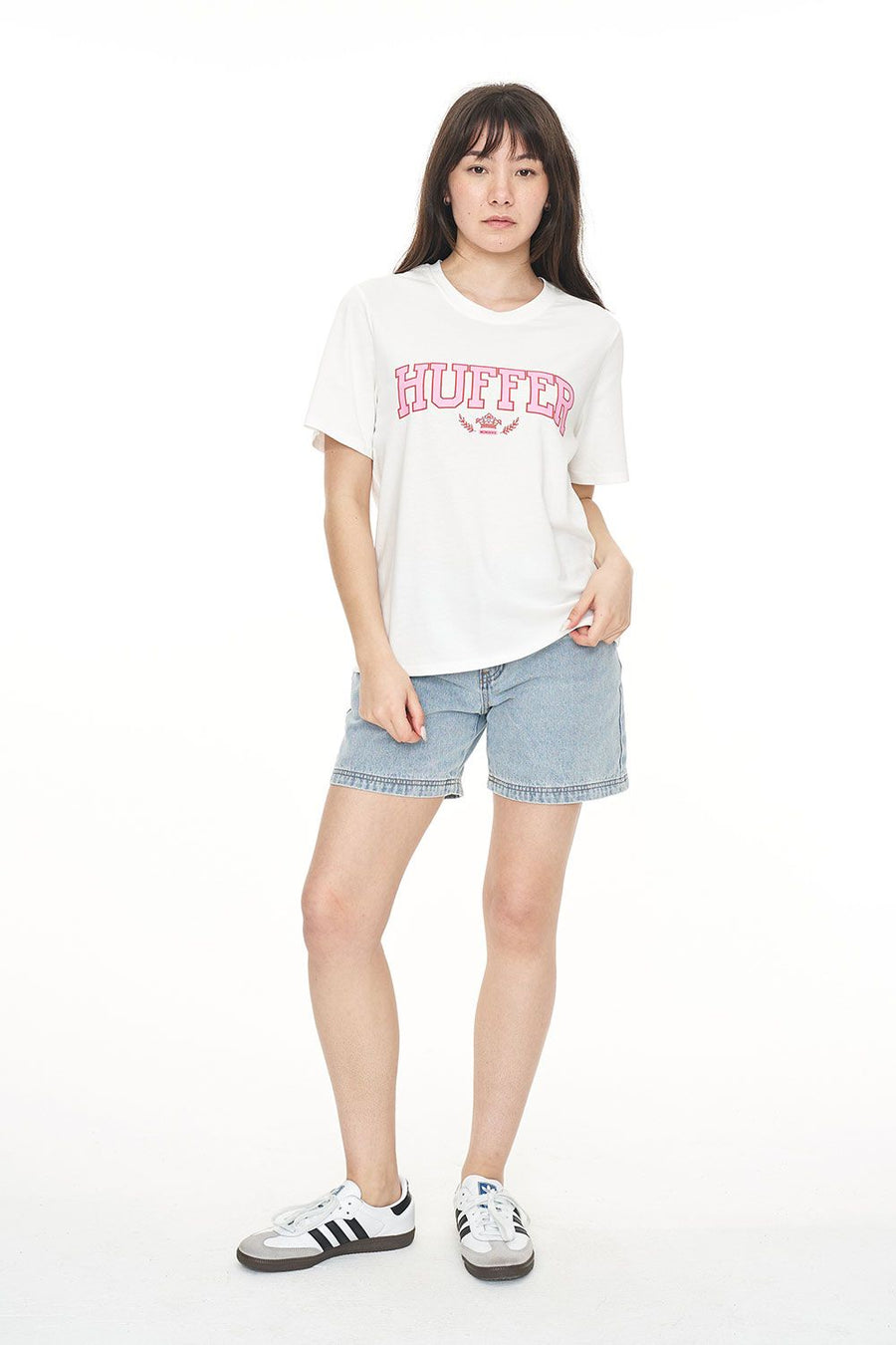 HUFFER CLASSIC TEE 170/EMPIRE - CHALK - WILDROSE