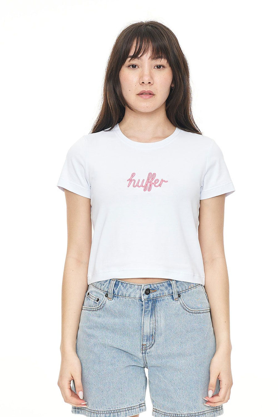 HUFFER BABY TEE/LINK UP - WHITE - WILDROSE