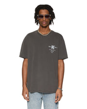 KSUBI LOCK UP BIGGIE SS TEE - FADED BLACK - WILDROSE