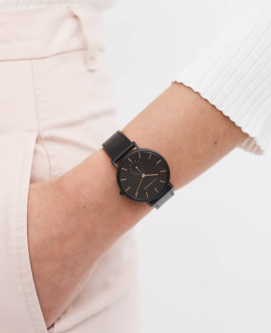 THE HORSE CLASSIC WATCH - BLACK