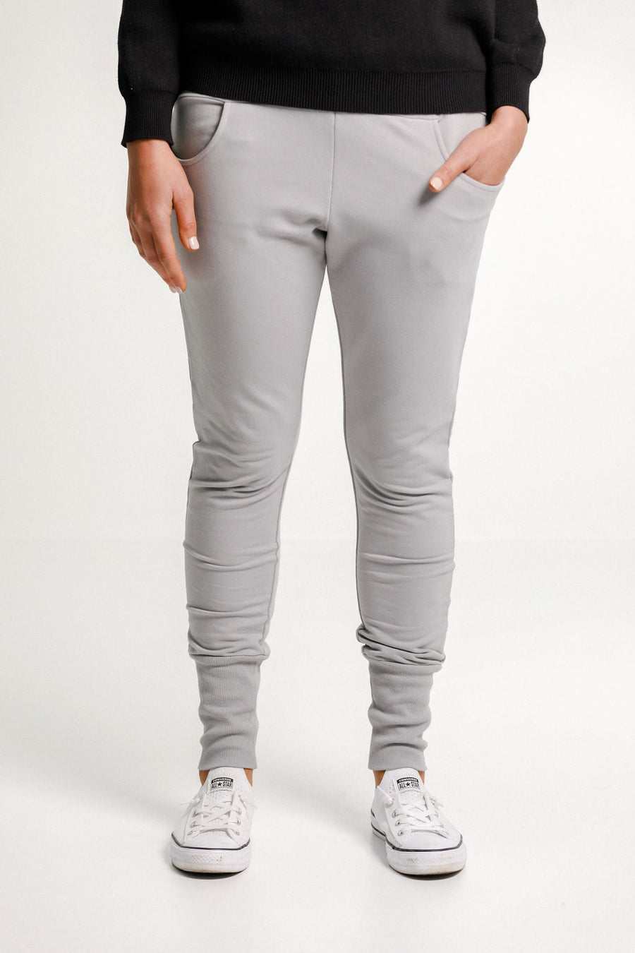 HOMELEE WINTER APARTMENT PANTS - PEWTER WHITE X
