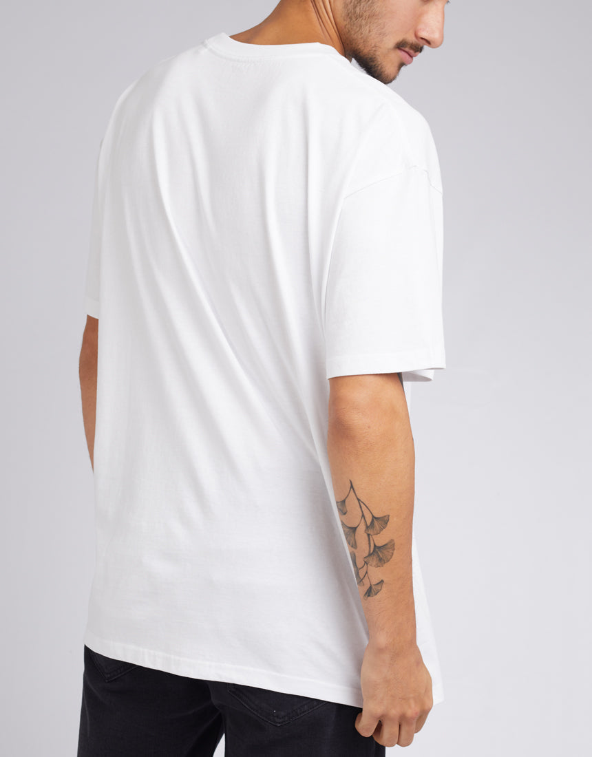 SILENT THEORY OVERSIZED TEE - WHITE