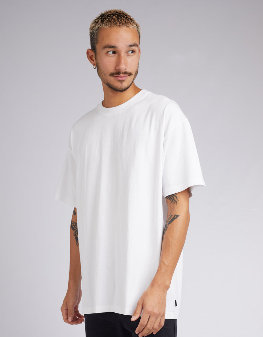 SILENT THEORY OVERSIZED TEE - WHITE