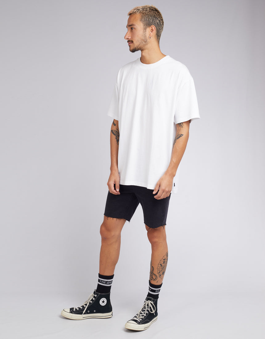 SILENT THEORY OVERSIZED TEE - WHITE