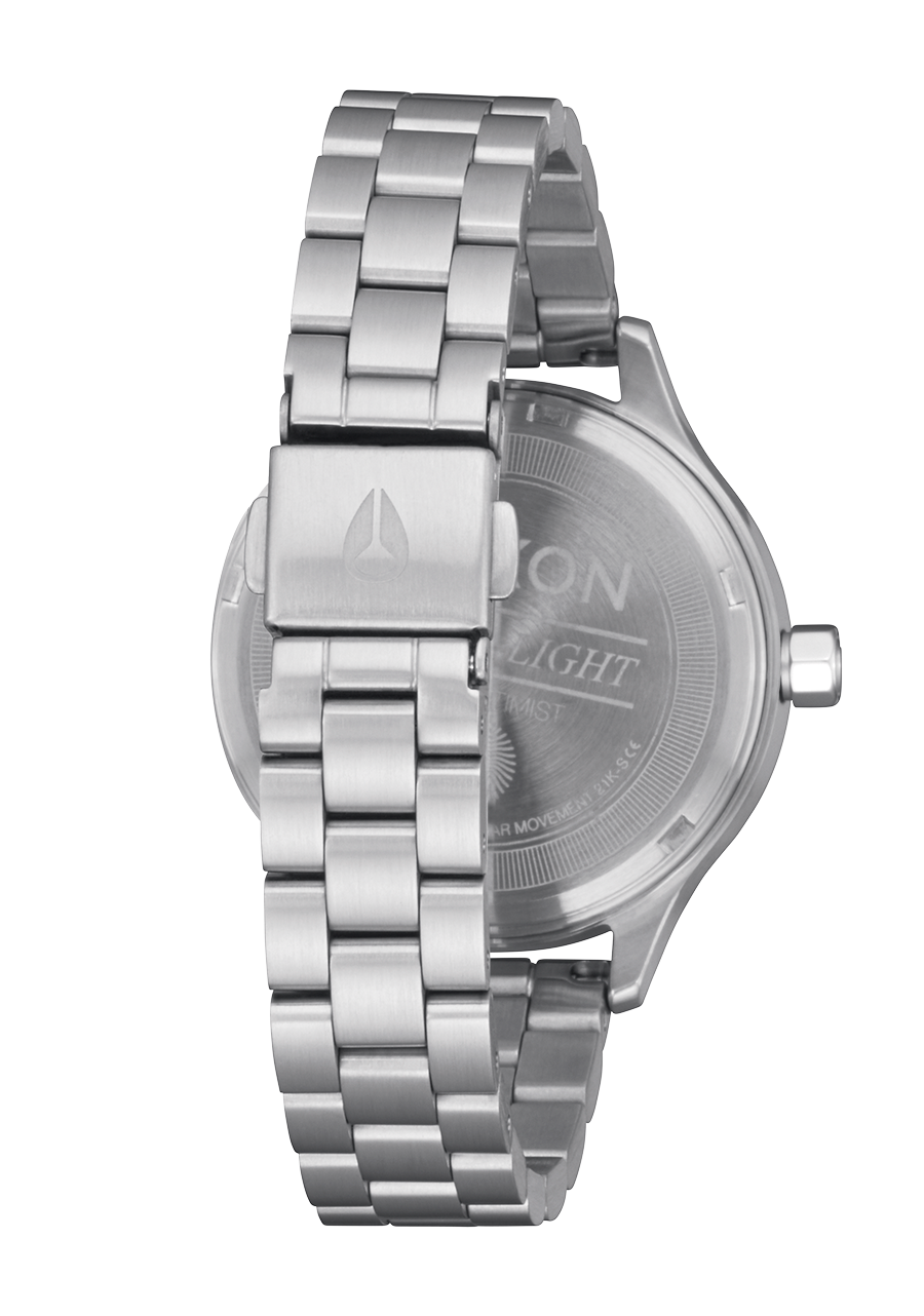 NIXON OPTIMIST WATCH - SILVER/ MOTHER OF PEARL - WILD ROSE