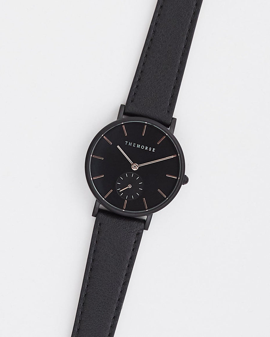 THE HORSE CLASSIC WATCH - BLACK